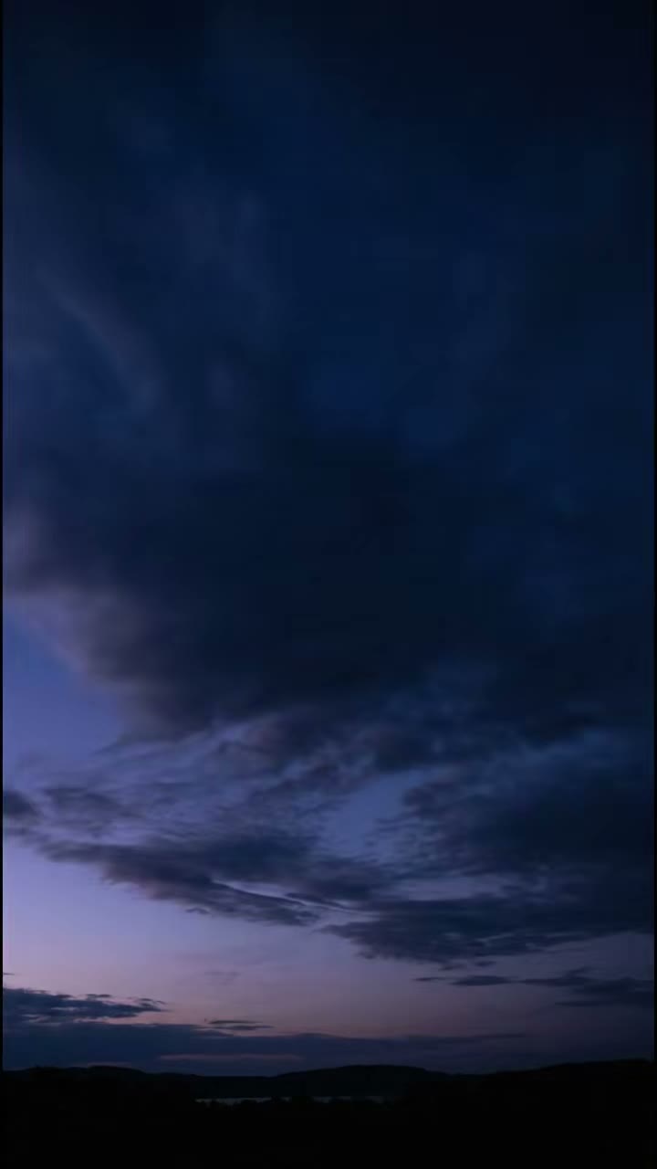 Dusk clouds